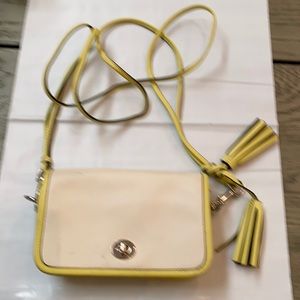 Coach leather bag gently used